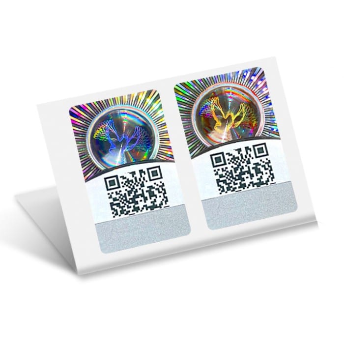 hologram qr banner